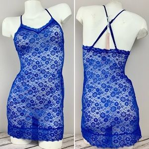 NWT Victoria’s Secret Lacie Slip Dress Lace Fairy Nightie Lingerie Slip Dress VS